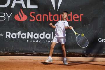 Jornada tenística de este lunes en Telde del Rafa Nadal Tour By Santander Gran Canaria 2022/TA.